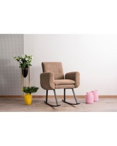 ATELIER DEL SOFA Fotelja Kono, svetlo braon