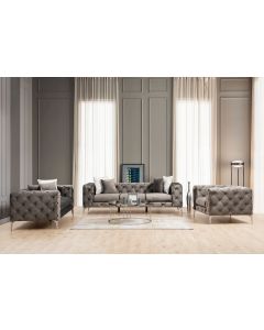 ATELIER DEL SOFA Dvosed Como, antracit - 859FTN2032
