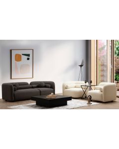 ATELIER DEL SOFA Ugaona fotelja Victoria Bouclette, krem