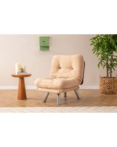 ATELIER DEL SOFA Fotelja Misa Small Solo, krem