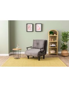 ATELIER DEL SOFA Fotelja na razvlačenje Sento Single, siva