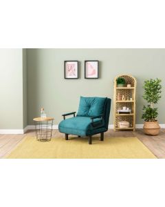 ATELIER DEL SOFA Fotelja na razvlačenje Sento Single, petrolej