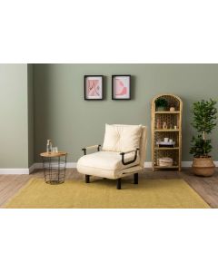 ATELIER DEL SOFA Fotelja na razvlačenje Sento Single, krem