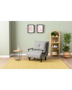 ATELIER DEL SOFA Fotelja na razvlačenje Sento Single, svetlo siva