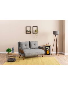 ATELIER DEL SOFA Dvosed Cosmo, svetlo siva