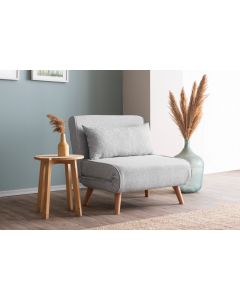 ATELIER DEL SOFA Fotelja na razvlačenje Folde Single, siva - 859FTN2831