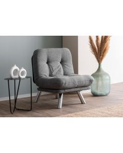 ATELIER DEL SOFA Fotelja Misa Small Solo, svetlo siva