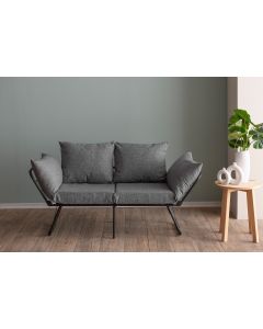 ATELIER DEL SOFA Dvosed Viper, svetlo siva