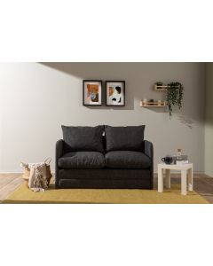 ATELIER DEL SOFA Dvosed Saga, tamno siva