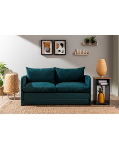 ATELIER DEL SOFA Dvosed Saga XL, petrolej