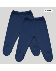 Mafimi Pamučne Pantalonice sa stopicom set od 2 - Teget - P-123656