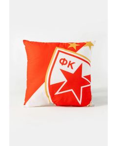 CRVENA ZVEZDA Ukrasni jastuk 40x40cm Grb, crvena/bela - 860-7