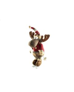 Novogodišnja figura Irvas na skijama NY205 - 8605038448903