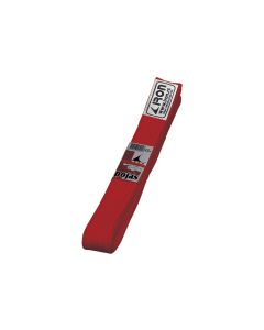 Crveni pojas 240cm Iron Sport - pojas crveni za borilačke sportove - BP25004