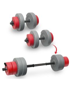 Iron Sport set 20kg / diskovi - tegovi 8 kom. i 2+1 šipke - T20KS21