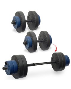 Iron Sport set 28kg / diskovi - tegovi 8 kom. i 2+1 šipke - T28KS21