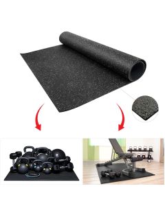 Iron Sport Podloga od reciklirane gume 200x120cm - crna - GUMPO04