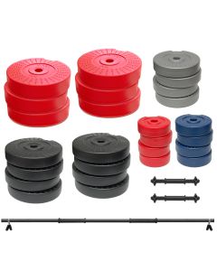 Iron Sport set Tegovi 118kg i 2+1 šipka - KOMS118