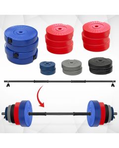 Iron Sport set Tegovi set 141kg + šipka - KOMS141
