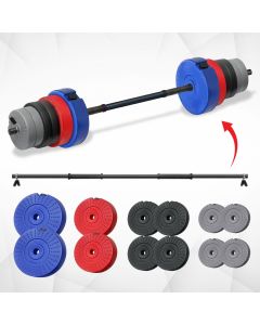 Iron Sport set Tegovi set 84kg + šipka - KOMS84C