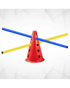 Iron Sport Preponski stub - Prepona sa 2 visine cik-cak iz 3 dela - ZSPS23D