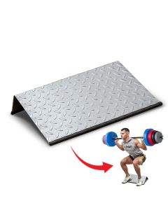 Rampa za čučanj - dupla Iron Sport širine 50cm - brodski lim i gumena zaštita - RAZCU01
