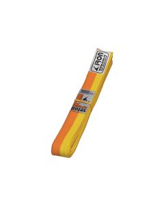 Narandžasto žuti pojas 240cm Iron Sport - žuto narandžasti pojas za borilačke sportove - TEKVP01