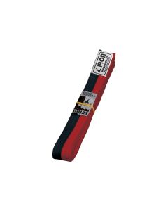 Crveno crni pojas 240cm Iron Sport - Crno crveni pojas za borilačke sportove - TEKVP05