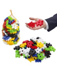 Kocke za decu KOCKE DEČIJE PUZZLE set 100 kom. Džak - veličina pojedinačne puzzle kocke 7,5cm x 7,5cm - KOPU100