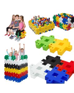 Kocke za igru - Mega Kocke set od 60 mega kocki dimenzija 23cmx23cm debljine 4,5cm - MEGKO60