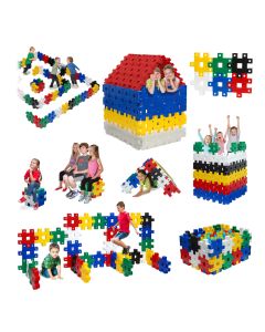Kocke za igru - Mega Kocke set od 120 mega kocki dimenzija 23cmx23cm debljine 4,5cm - MEGK120