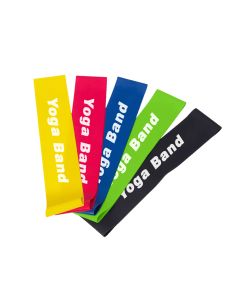 Elastične trake 5 in 1 zatvorene Yoga Band - set od 5 gumene trake različitih otpora - Trake za fitness i yogu - YOGBA01