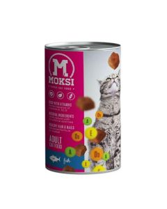 Moksi konzerva za macke sa ribom 415gr - 8606017770091