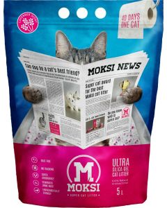 MOKSI Silikonski posip za mačke Lavanda 5L - 8606017779629