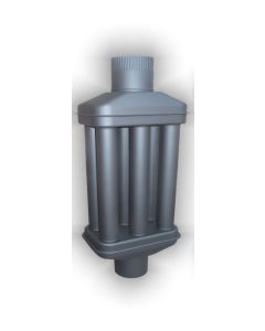 ŽEMINI Dimna cev Štediša 80cm 1/6, siva - 98-1-1