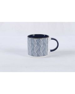 MONI Set 6/1 Šolja složiva plava, dekor linije - 8606110787248