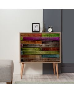 HANAH HOME Komoda za spavaću sobu Trio - 726, svetlo braon