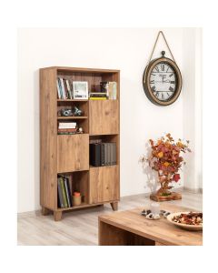 HANAH HOME Polica za knjige Marina Flora 200, braon - 863SPH3609