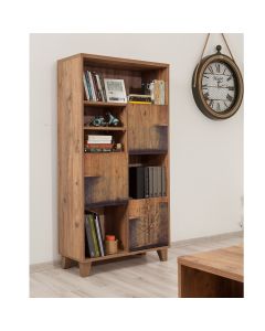 HANAH HOME Polica za knjige Marina Flora - 753, braon