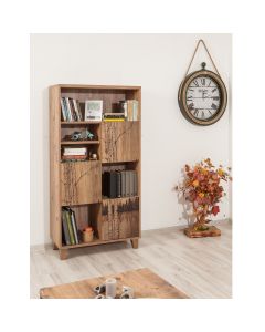 HANAH HOME Polica za knjige Marina Flora 754, braon