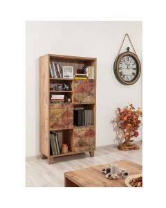 HANAH HOME Polica za knjige Marina Flora 756, braon