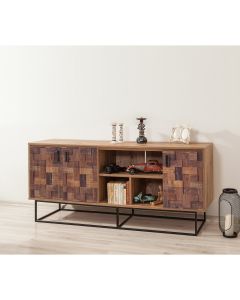 HANAH HOME Komoda Quantum Medula 750, braon - 863SPH3916