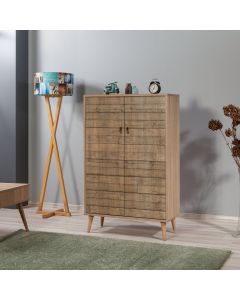 HANAH HOME Komoda za dnevnu sobu Multibox - 728, svetlo braon