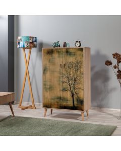 HANAH HOME Komoda za dnevnu sobu Multibox - 729, svetlo braon