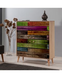 HANAH HOME Komoda za dnevnu sobu Multilux - 726, svetlo braon