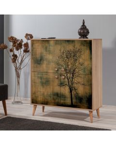 HANAH HOME Komoda za dnevnu sobu Multilux - 729, svetlo braon