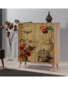 HANAH HOME Komoda za dnevnu sobu Multilux - 734, svetlo braon