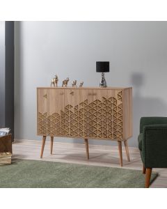HANAH HOME Komoda Mega 120, svetlobraon - 863SPH3936
