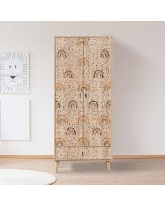 HANAH HOME Ormar City Gardrop Rainbow