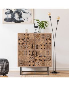 HANAH HOME Komoda za dnevnu sobu Quantum Solo, retro